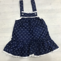Blaudruck Kinderkleid 1-3 Jahre Alt