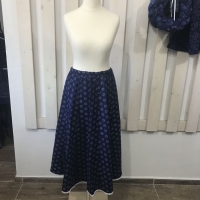 Blaudruck Röcke 90cm lang